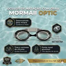Óculos De Natação Com Grau Mormaii Optic