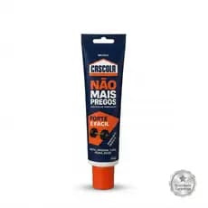 Cascola Não Mais Pregos Branco 85g – Cola Ultra Forte de Montagem, Substitui Parafuso e Prego, Fixação Rápida