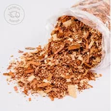Serragem de Madeira Mista Fina e Grossa Natural Premium