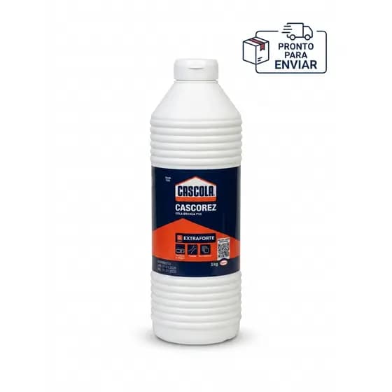 Cola Cascola Cascorez Extra Forte 1kg Cola Branca PVA Madeira MDF Papel