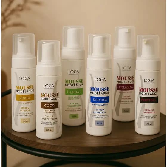 Mousse Modeladora Loca – Definição e Controle para Cabelos Incríveis