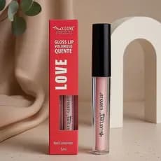 Gloss Labial Volumoso Max Love Quente – Efeito Brilho e Volume Instantâneo 5ml