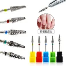 Brocas de Tungstênio para Unhas - Multifuncional, Fresagem e Corte Metal Duro (S27)
