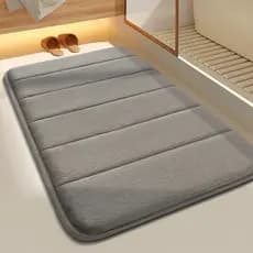 Tapete De Banheiro Soft Macio Secagem Rápida 60x40cm, Para Sala, Quarto