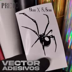 Adesivo Aranha Desenho Carro Moto Capacete Tanque Vinil