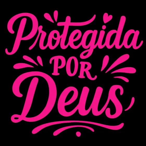Adesivo Protegida Por Deus Moto Tanque Capacete Carro