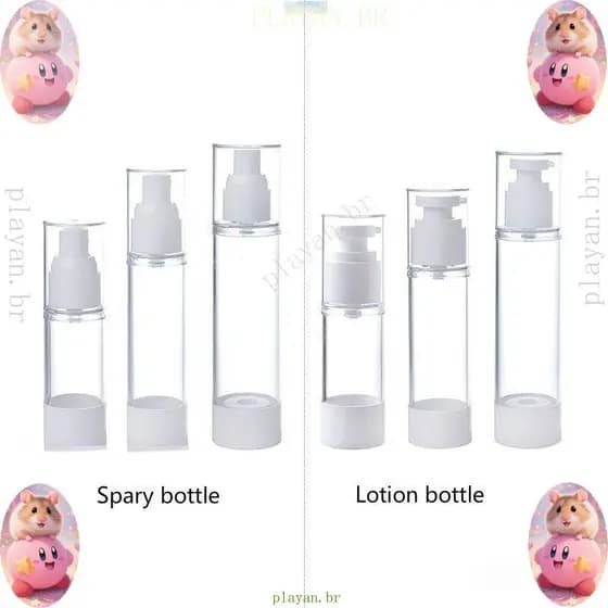 5ml 15ml 30ml 50ml 80ml 100ml Frascos De Spray Vazio Transparente Para Viagem Portátil/Frasco De Silicone Espremer/Recip