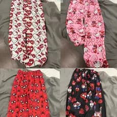 Venda A Quente Super Homem-Aranha&Hello Kitty Cotton Loose Women's Pajama Calças De Pijama Masculino Casuais Meninas