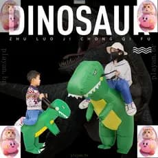 Fantasia de Dinossauro Inflável para Crianças Fantasia de Halloween para Crianças e Adultos Fantasia de Performance Engr