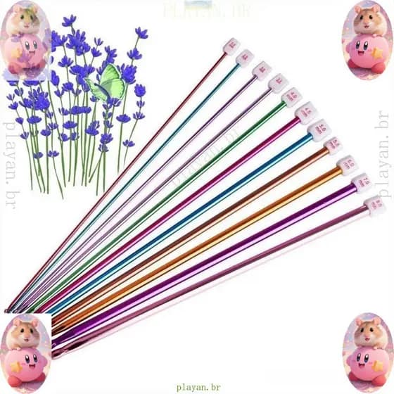 11 Pçs/Conjunto Agulha De Crochê Com Ganchos Cores Sortidas/Kit De Agulhas De Tricô De Alumínio Tunisiano Afegão