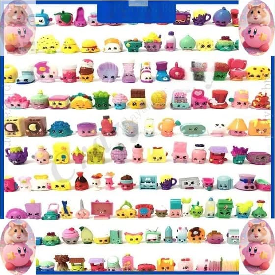 50/100 Peças Shopkins Série 1-6 Mini Moose Collectible Dolls Shopkin Modelos