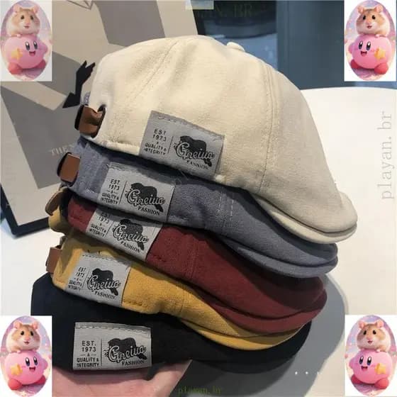 Peaky Blinders Bonés Para Homens Chapéus Boinas Algodão Cap Estilo Britânico Ocidental Ivy Cap Clássico Inverno Feminino