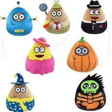 Novo 21cm Jogo Quente Meu Animal De Estimação Alienígena Pou Brinquedo De Pelúcia Furdiburb Emoção Plushie Boneca Aniver