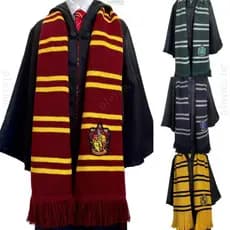Harry Scarf , Cachecol De Caxemira De Inverno Estilo Preppy  , Elegante Tassel Bordado Com Crachá Long Shawl Outono