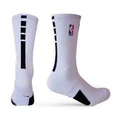 Meias de basquete de cano longo para competição, meias Elite com sola de tecido atoalhado, cano médio, respiráveis e res
