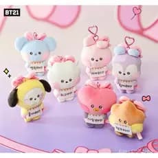 BT21 bts Chave de pelúcia pingente bts boneca de pelúcia