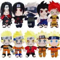 Naruto Q Version Uzumaki Naruto Kakashi Itachi Kurama Uchiha Boneca De Pelúcia Brinquedos Pluche Pingente Kids Toys