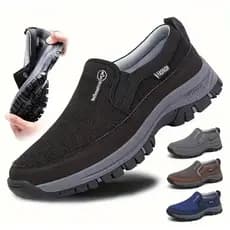 Tênis Sapatilha Mocassim Casual Ortopedico de Passeio Trilha Reforçado Solado Antiderrapante Super Leve Envio Imediato