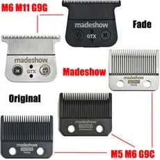 Madeshow M5 M6 M8 M9 M10 M11 Lâmina Original Para Máquina De Cortar Cabelo Profissional