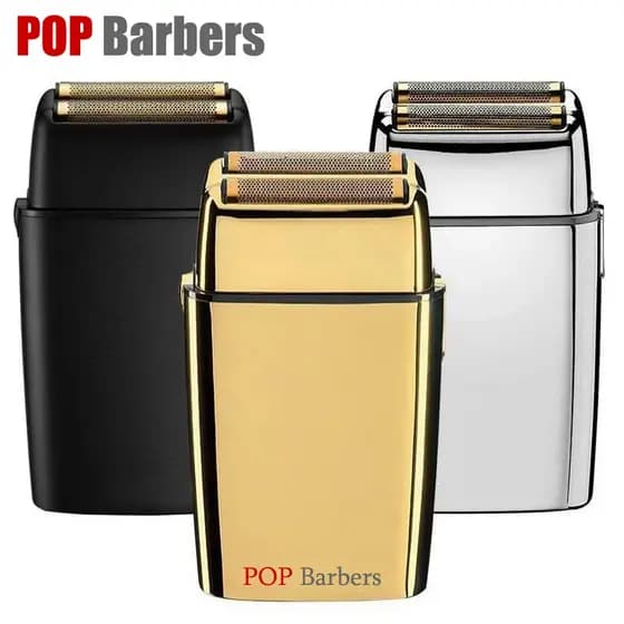 Navalha Masculina Pop Barbers P600 9000RPM 3D Com Lâmina Flutuante 360 ° Barbear
