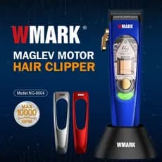WMARK NG-9004 Aparador de Cabelo Profissional 10000 rotações/minuto Máquina  Cortar Cabelo Elétrica