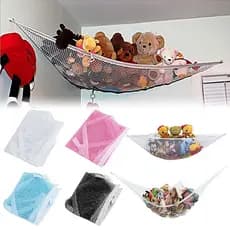 Urso de pelúcia grande, rede de cama infantil, rede para brinquedos