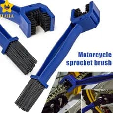Escova de limpeza de corrente Universal, limpador de bicicleta de duas cabeças reutilizável, adequado para lojas de moto