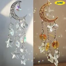 Junho Apanhador De Sol Sinos De Vento Decoração De Jardim Criativo Pátio Interior E Exterior Pingente De Cristal