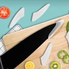 (WTKP) 100pcs Facas De Cozinha Tampa De Ponta De Faca Mordaças Protetora Prática