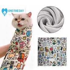 Multi Funcional Auto-Adesivo Pano Gato Envoltório Anti Cosméticos Dobrável Saco De Risco Para Animais De Estimação G9f2