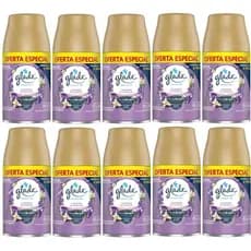 Kit 10 Refil Glade Automatic Lavanda & Vanilla 260 ml