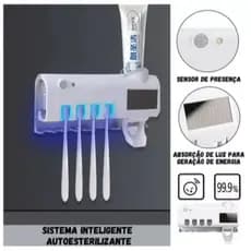 Esterilizador de escova de dentes inteligente para casa, conjunto de porta-escovas de dentes de celebridades da internet