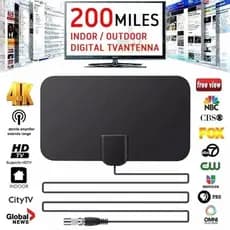 Antena de TV digital gratuita interna 200 milhas HDTV TX-3006 PROMOÇÃO