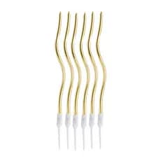 vela para bolo decorativa espiral caixa 6 velas de festa aniversário casamento batizado comemoração
