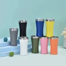 Copo Térmico Tulipa 160ml com Kit Quantidade Tampa Acrílico Cerveja SB Cores Variadas na mão