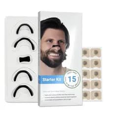 Kit Com 15 Pares Dilatadores Nasais Magnético Fitas Nasais Inicial Para Dormir Melhorar a Respiração