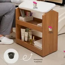 Suporte para os Pés em MDF Modelo S14 | Conforto e Praticidade para SPA dos Pés!