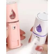 Umidificador Nano Mister Spray Vaporiza Atomizador Hidrata Facial Rosto E Cilios Usb Recarregável