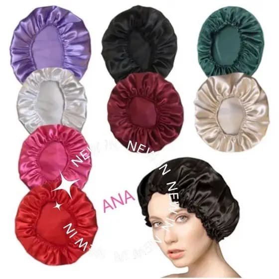 GGUAN KIT 1/2/4/6 pcs Touca de Cetim Antifrizz Touca de Banho de Cetim