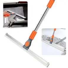 GGUAN Rodo Vassoura Mágica de Silicone Multiuso com Cabo Extensor Raspador para Limpeza de Vidros e Pisos