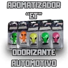 Odorizante Automotivo - Aromatizador para Carros em formato de "ET"