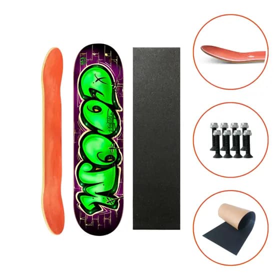 Kit Shape Marfim Grafite Wall + Lixa Emborrachada + Parafuso | Wood Light