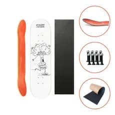 Kit Shape Marfim Grafite Tree + Lixa Emborrachada + Parafuso | Wood Light