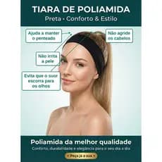 Faixa de Cabelo Academia em Poliamida