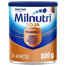 Formula Milnutri Soja 3 Anos Danone Nutricia 800g