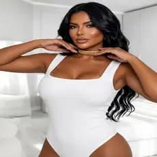 Body Feminino Decote Quadrado Suplex Premium Regata Modelador Moda Tendência