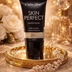 Primer Facial Skin Perfect Color Love 25ml Efeito Blur Matte Disfarça Poros Pele Lisa