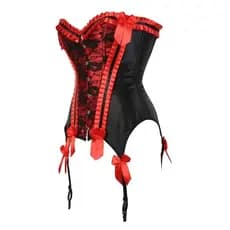 Top Corset Feminino com Amarração, Bustiês com Bordado Renascentista, Corsage Punk Rock, Fantasias para Carnaval, Festa