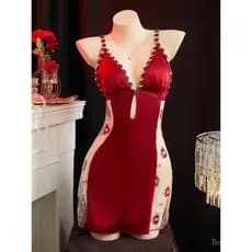 Camisola de dormir sem mangas azul suave com alças de girassol, roupa de dormir exótica e elegante, vestuário delicado p