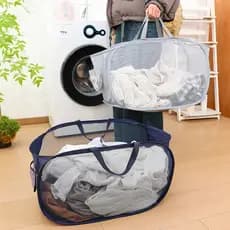 Cesto dobrável para roupa suja, cesto de armazenamento para banheiro, cesto para guardar roupas sujas, cesto de lavander